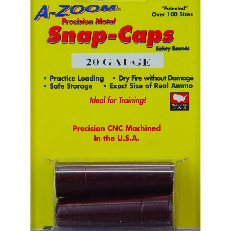 A-Zoom Snap Caps 20 Gauge 2Pk