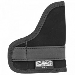 Uncle Mike's/Inside Pocket Holster/Size 1 Ambidextrous/Black