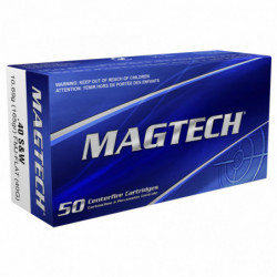 Magtech 40S&W 165 Grain Full Metal Jacket Flat 50/1000