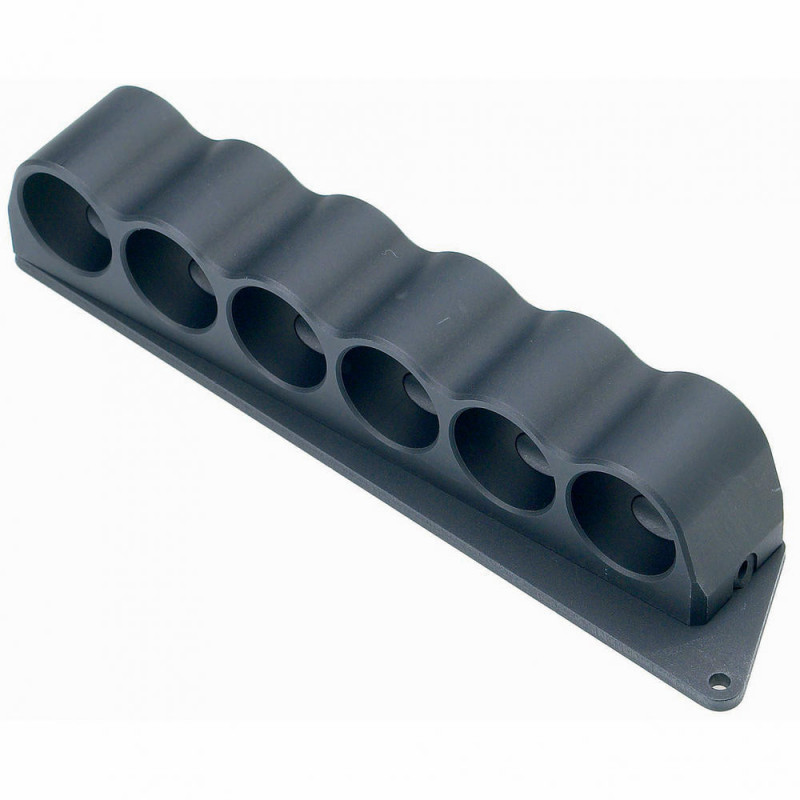 Mesa Mossberg 500/590 12Ga 6-Shell Side Saddle Carriers Alum