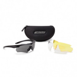 ESS Crossbow Black w/Clear, Smoke Gray, HI-Def Yellow