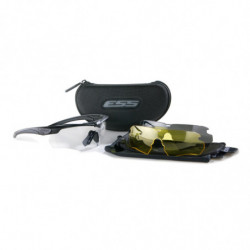 ESS Crossbow Black w/Clear, Smoke Gray, HI-Def Yellow