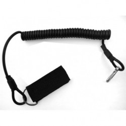 Standart  twisted pistol cord velcro-loop/black