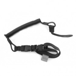 Strengthened twisted pistol cord  fasteks-loop/black