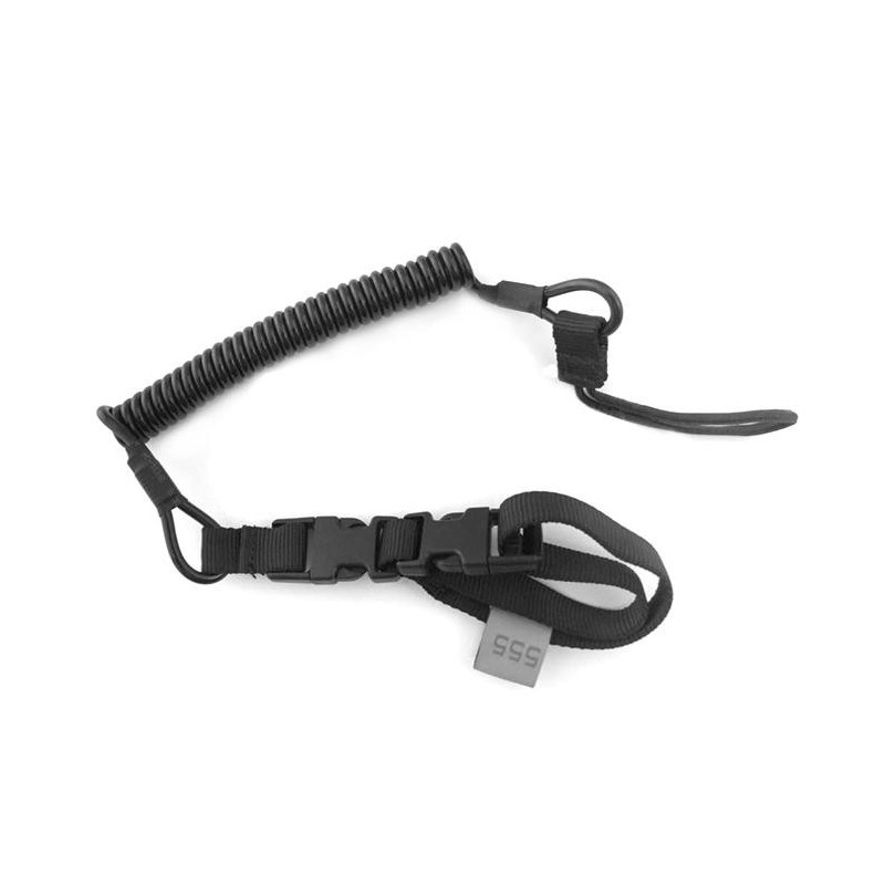 Strengthened twisted pistol cord  fasteks-loop/black