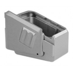 Extended Base Pad & Spring for Glock Silver