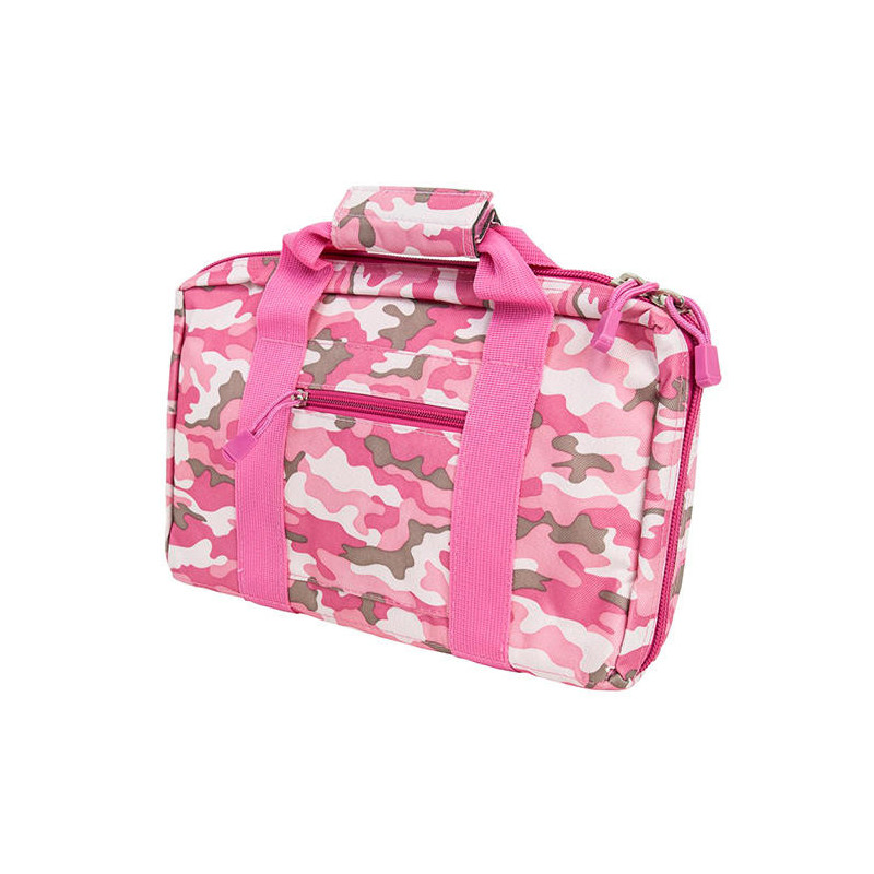 NcSTAR Double Pistol and Mag Case Pink Camo