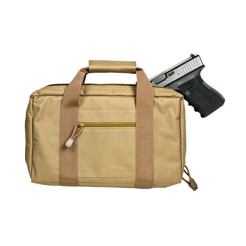 NcSTAR Double Pistol and Mag Case Tan