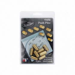 2 Monkey 9mm Push Pin Brass 8Pk