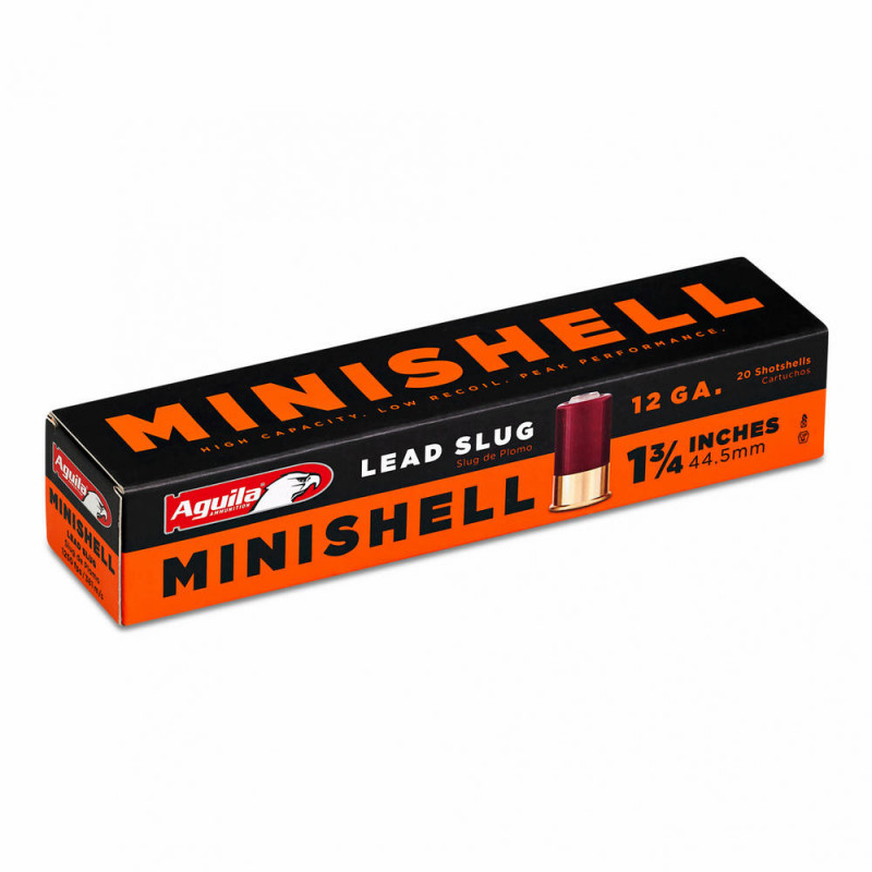 Aguila Ammunition Minishell 12 Gauge Slug 20/500