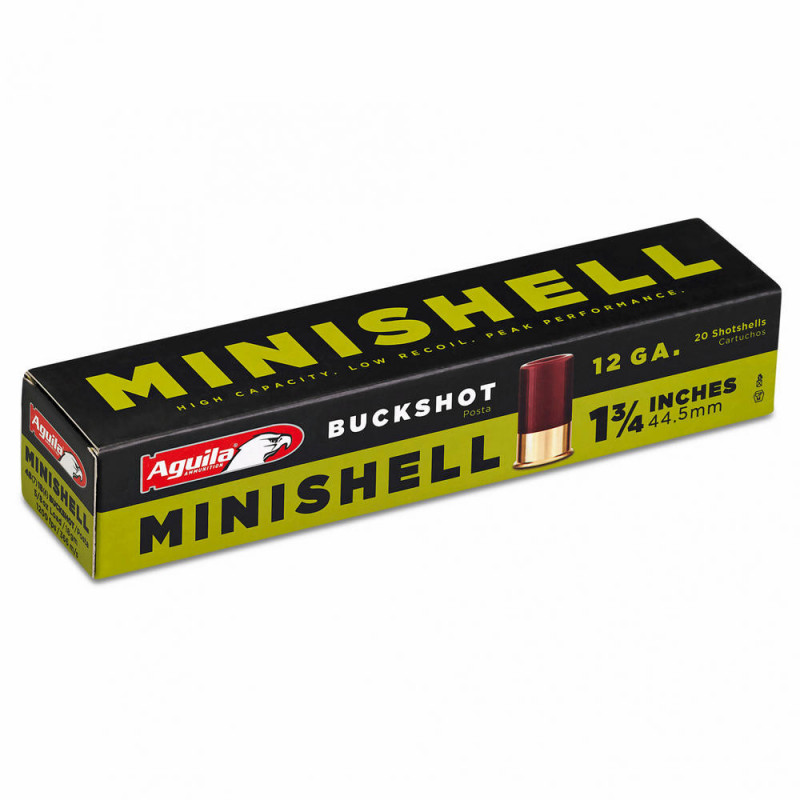 Aguila Ammunition Minishell 12 Gauge 4 Buck 20/500