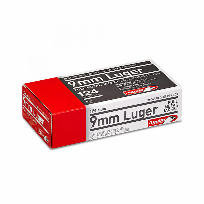 Aguila Ammunition 9mm 124 Grain Full Metal Jacket 50/1000