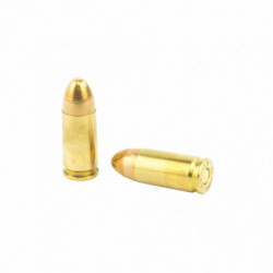 Aguila Ammunition 9mm +P 115 Grain Full Metal Jacket 50/1000