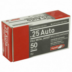 Aguila Ammunition 25ACP 50 Grain Full Metal Jacket 50/1000