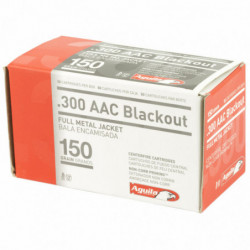 Aguila Ammunition 300Blackout 150 Grain Full Metal Jacket 50/1000