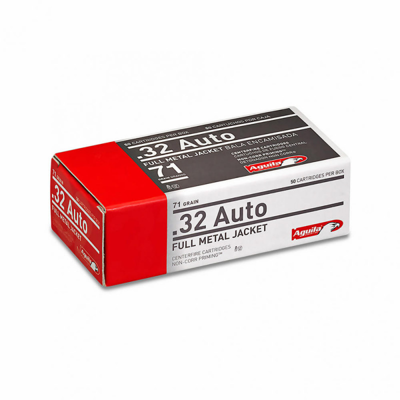 Aguila Ammunition 32ACP 71 Grain Full Metal Jacket 50/1000