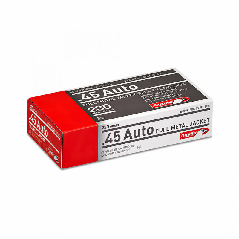 Aguila Ammunition 45ACP 230 Grain Full Metal Jacket 50/1000