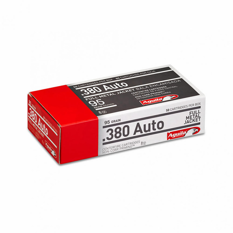 Aguila Ammunition 380ACP 95Gr Full Metal Jacket 50/1000