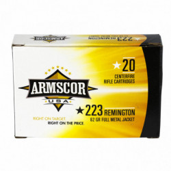 Armscor 223Rem 62 Grain Full Metal Jacket 20/1000