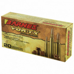 Barnes VOR-TX 22-250 50 Grain Triple Shock X 20/200