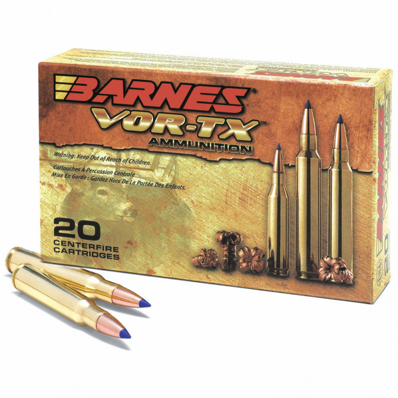 Barnes VOR-TX 270Win 130Grain Tipped Triple Shock X Boat Tail 20/200