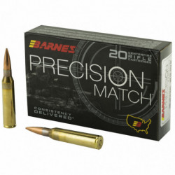 Barnes Precision Match Boat Tail 338 Lapua 300 Grain 20/200