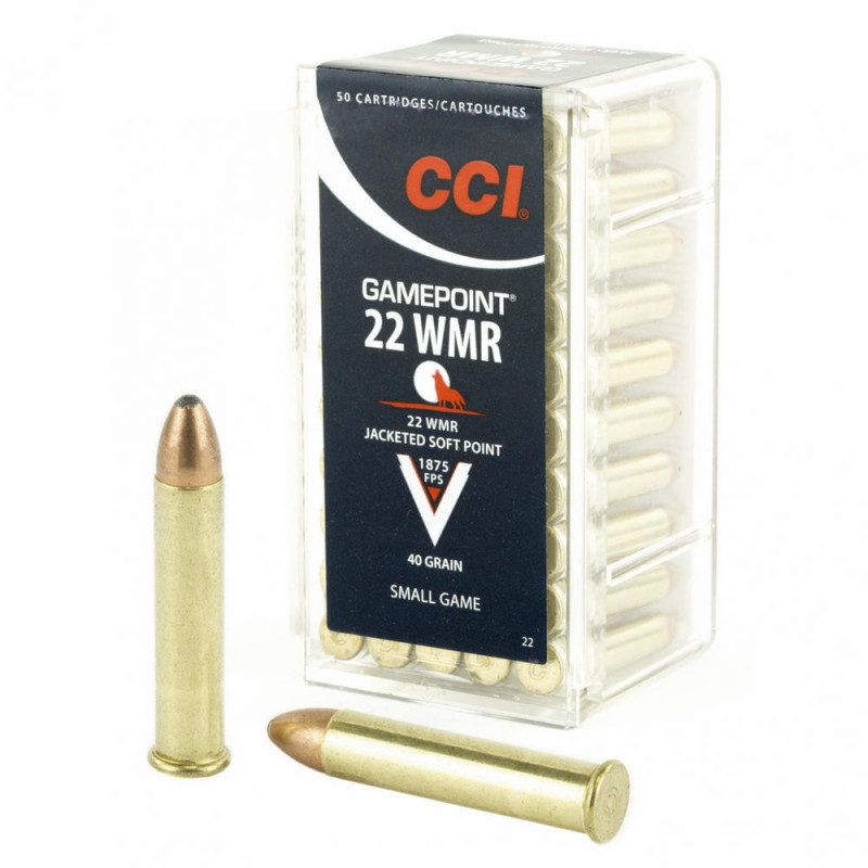 Cci 22WMR 40 Grain Gamepoint 50/2000