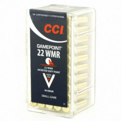 Cci 22WMR 40 Grain Gamepoint 50/2000