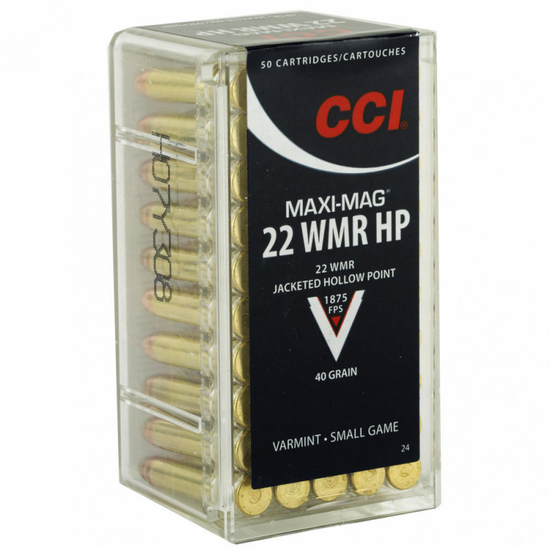 Cci Maxi-Mag 22WMR Hollow Point 50/2000