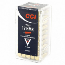 Cci 17hmr 17gr Tnt Hollow Point 50/2000