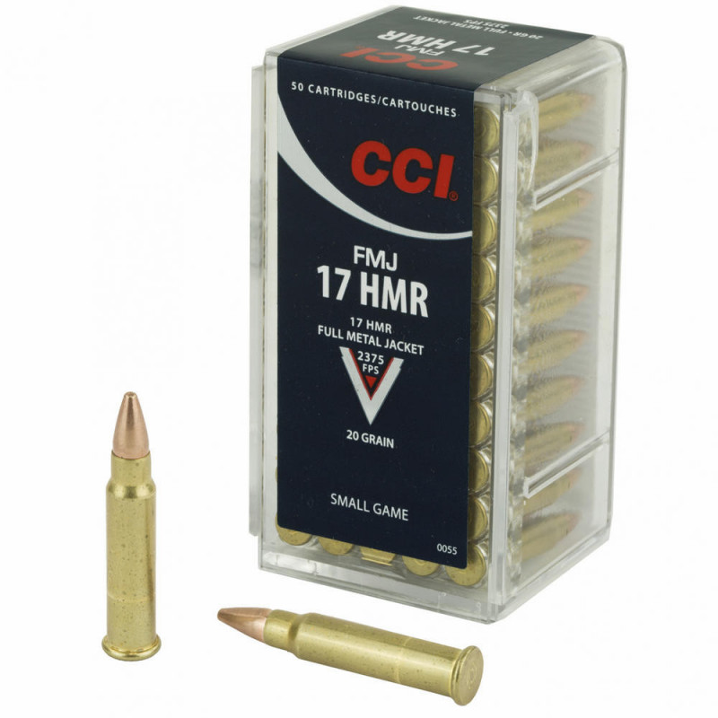 Cci 17hmr 20gr Full Metal Jacket 50/2000