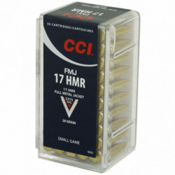 Cci 17hmr 20gr Full Metal Jacket 50/2000