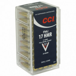 Cci 17hmr 20gr Full Metal Jacket 50/2000