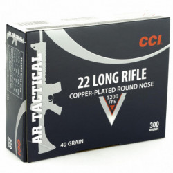 Cci 22LR Tactical 40 Grain Cprn 300/3000