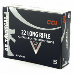 Cci 22LR Tactical 40 Grain Cprn 300/3000