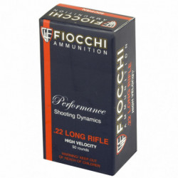 Fiocchi 22LR 40 Grain Cprn 50/5000