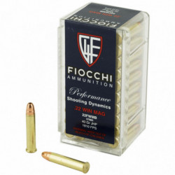 Fiocchi 22WMR 40 Grain Jacketed Hollow Point 50/2000
