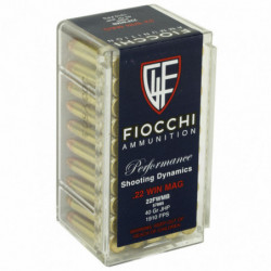 Fiocchi 22WMR 40 Grain Jacketed Hollow Point 50/2000