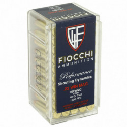 Fiocchi 22WMR 40 Grain Full Metal Jacket 50/2000