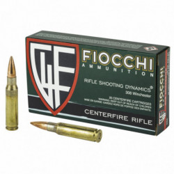 Fiocchi 308Win 150Gr Full Metal Jacket Boat Tail 20/200