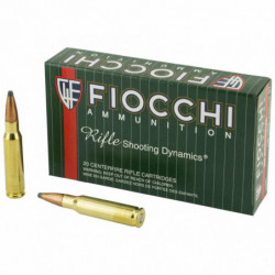 Fiocchi 308Win 180 Grain Pointed Soft Point 20/200