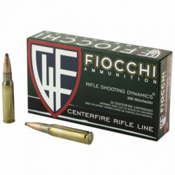 Fiocchi 308Win 165 Grain Integrated Btsp 20/200