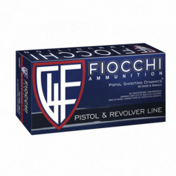 Fiocchi 40S&W 165 Grain Full Metal Jacket 50/1000