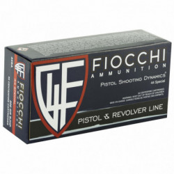 Fiocchi 44 Special 200 Grain Semi Jacketed Hollow Point 50/500