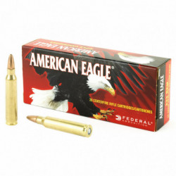 Fed American Eagle 223 Remington 50 Grain Jacketed Hollow Point 20/500