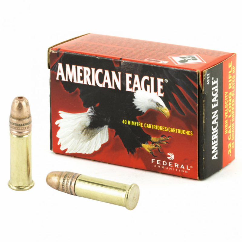 Fed American Eagle 22LR Hi-Velocity Hollow Point 40/4000