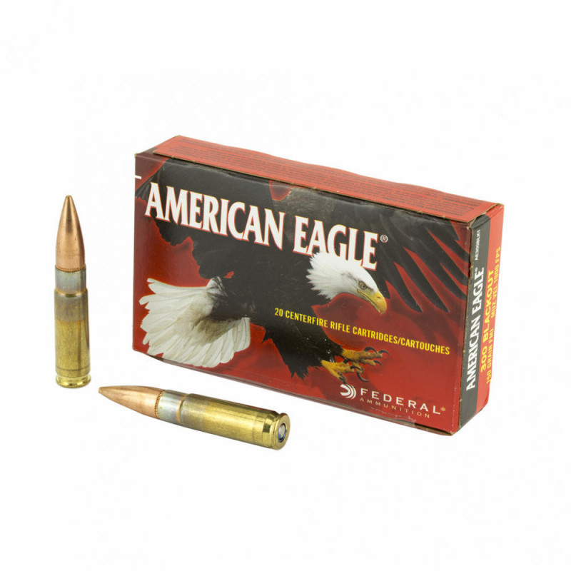 Fed American Eagle 300 Blackout 150 Grain Full Metal Jacket 20/500