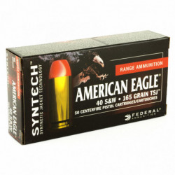 Fed American Eagle 40S&W 180 Grain Tsj 50/500