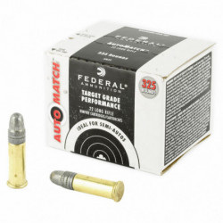 Fed Auto Mtch 22LR 40 Grain Solid 325/3250