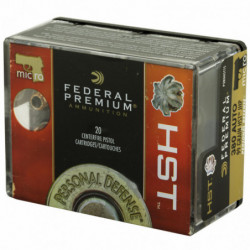 Fed Premium Hst 380ACP 99gr Jacketed Hollow Point 20/200